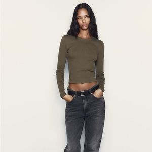 ZARA Long Sleeve Blouse